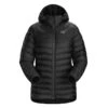 ArcTeryx Cerium LT Womens Down Hooded Jacket - Black -Mountaineering Equipment Store 072880XS 54b659bd c72e 4b1b 8d85 6d3fd334d593