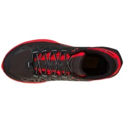 La Sportiva Karacal Mens Trail Running Shoe - Black/Goji -Mountaineering Equipment Store 46U 999314 02 1 896044