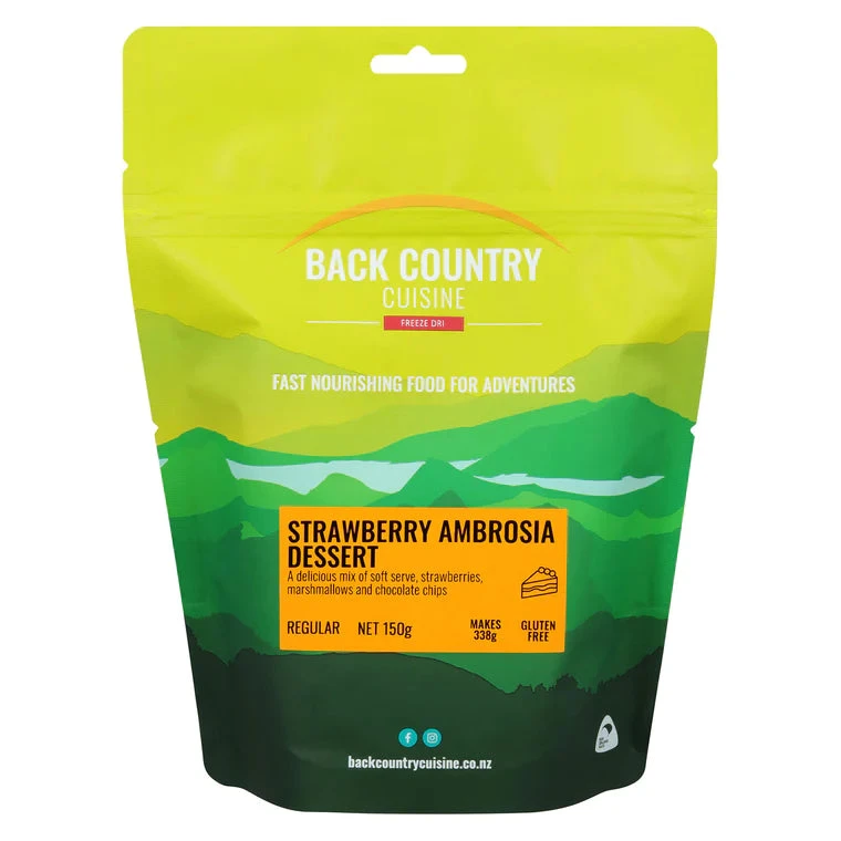 Back Country Freeze Dried Food - Strawberry Ambrosia 3 Back Country Freeze Dried Food - Strawberry Ambrosia