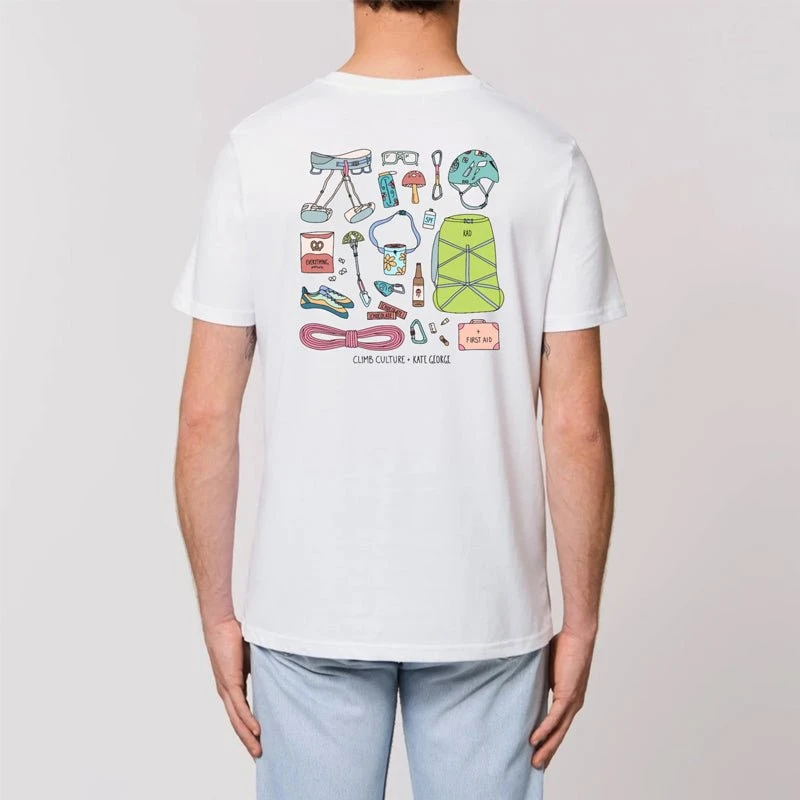 Climb Culture Climbing Essentials Unisex Short Sleeve T-Shirt 3 Climb Culture Climbing Essentials Unisex Short Sleeve T-Shirt