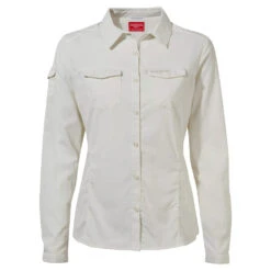 Craghoppers NosiLife Adventure II Womens Long Sleeve Shirt -Mountaineering Equipment Store Craghoppers NosiLife Adventure II Womens LS Shirt Sea Salt 1