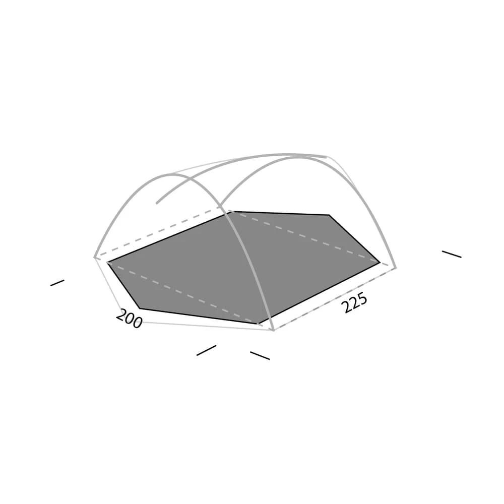 Exped Venus II 2 Person Tent Footprint 4 Exped Venus II 2 Person Tent Footprint - Image 2