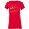 La Sportiva Cubic Womens T-Shirt - Garnet -Mountaineering Equipment Store GarnetFront 01 946815