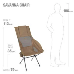 Helinox Savanna Folding Camp Chair 16 Helinox Savanna Folding Camp Chair -Mountaineering Equipment Store Helinox SavannaChair CoyoteTan 03