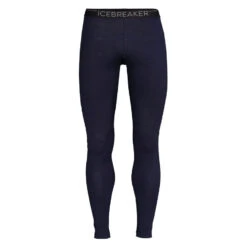 Icebreaker 200 Sonebula Mens Thermal Leggings -Mountaineering Equipment Store Icebreaker 200 Sonebula Mens Leggings Midnight Navy Snow 07