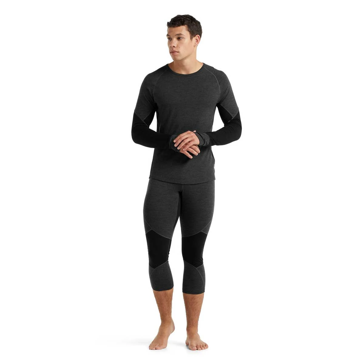 Icebreaker 260 Zone Mens 3/4 Thermal Leggings 5 Icebreaker 260 Zone Mens 3/4 Thermal Leggings - Image 3
