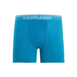 Icebreaker Anatomica Mens Boxers -Mountaineering Equipment Store Icebreaker Mens Anatomica Boxers Geo Blue