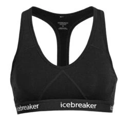 Icebreaker Sprite Racerback Womens Bra -Mountaineering Equipment Store Icebreaker Sprite Racerback Bra Black