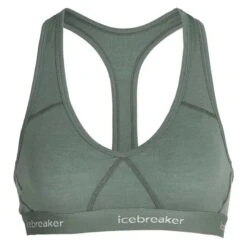 Icebreaker Sprite Racerback Womens Bra -Mountaineering Equipment Store Icebreaker Sprite Racerback Bra Sage