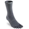 Injinji Liner 2.0 Lightweight Crew NuWool Hiking Socks - Charcoal -Mountaineering Equipment Store Injinji Liner2.0LightweightCrewHikingSocks CharcoalNuWool