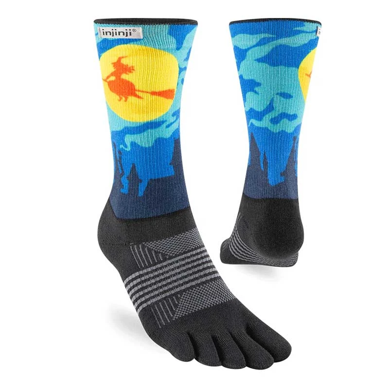 Injinji Spectrum Trail 2.0 Women's Midweight Crew Socks - Wicked 4 Injinji Spectrum Trail 2.0 Women's Midweight Crew Socks - Wicked - Image 2