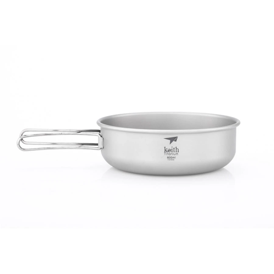 Keith Titanium Bowl With Folding Handle 3 Keith Titanium Bowl With Folding Handle