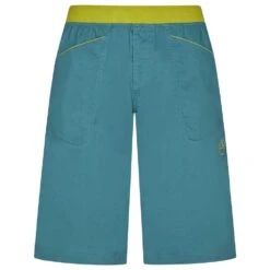 La Sportiva Flatanger Mens Shorts -Mountaineering Equipment Store La Sportiva Flatanger Mens Shorts Pine Kiwi