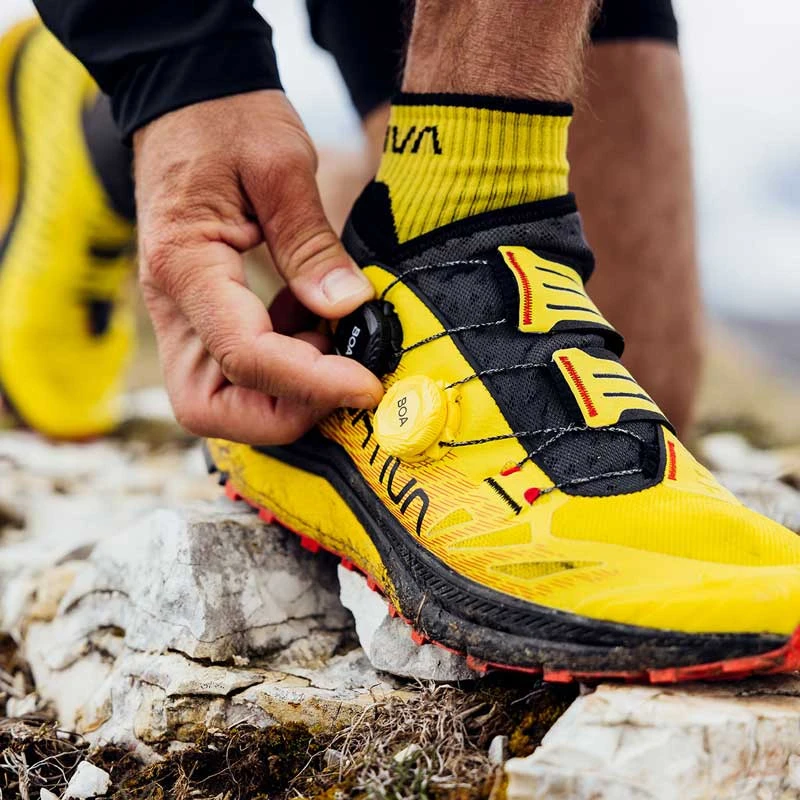 La Sportiva Jackal II Boa Mens Trail Running Shoe - Yellow/Black 11 La Sportiva Jackal II Boa Mens Trail Running Shoe - Yellow/Black - Image 9