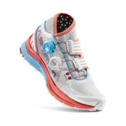 La Sportiva Jackal II Boa Womens Trail Running Shoe - White/Hibiscus -Mountaineering Equipment Store La Sportiva Jackal II Boa Womens 05