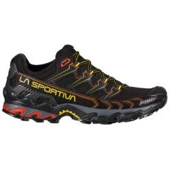 La Sportiva Ultra Raptor II Wide Mens Trail Running Shoe - Black/Yellow -Mountaineering Equipment Store La Sportiva Ultra Raptor Wide Mens Trail Running Shoe Black Yellow 2 691380