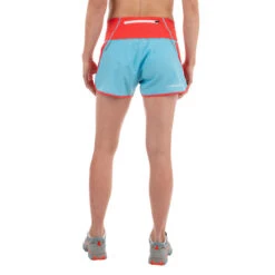 La Sportiva Vector Womens Shorts 11 La Sportiva Vector Womens Shorts -Mountaineering Equipment Store La Sportiva Womens Vector Shorts Hibiscus Blue 03