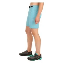 La Sportiva Spit Womens Shorts -Mountaineering Equipment Store LaSportivaSpitWomensShortsPacificBluePersonSide21 687550
