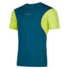 La Sportiva Resolute Mens T-Shirt -Mountaineering Equipment Store LaSportiva ResoluteMensT Shirt StormBlue LimePunch 01