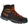 La Sportiva TX Hike Mid GTX Mens Hiking Shoe - Carbon/Saffron -Mountaineering Equipment Store LaSportiva TXHikeMidGTX Mens Carbon Saffron 1 167136
