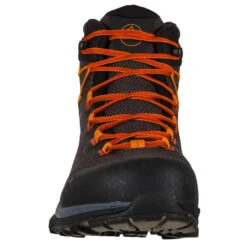 La Sportiva TX Hike Mid GTX Mens Hiking Shoe - Carbon/Saffron -Mountaineering Equipment Store LaSportiva TXHikeMidGTX Mens Carbon Saffron 5