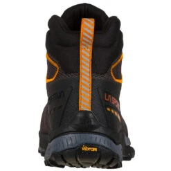 La Sportiva TX Hike Mid GTX Mens Hiking Shoe - Carbon/Saffron -Mountaineering Equipment Store LaSportiva TXHikeMidGTX Mens Carbon Saffron 6