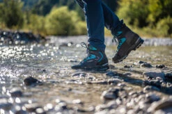 Lowa Mauria EVO GTX WXL Womens Hiking Boot - Anthracite/Turquoise -Mountaineering Equipment Store LowaMauriaEVOGTX 01