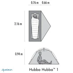 MSR Hubba Hubba 1 Person Tent -Mountaineering Equipment Store MSR HubbaHubba1PTent Sahara 02