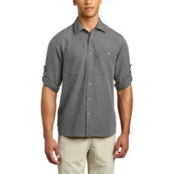 Outdoor Research Wayward Mens Long Sleeve - Charcoal