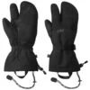 Outdoor Research Highcamp Mens 3-Finger Gloves - Black -Mountaineering Equipment Store ORHighcamp3FingerGloves 252245 1