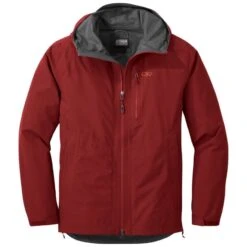 Outdoor Research Foray Mens Waterproof Hooded Jacket 14 Outdoor Research Foray Mens Waterproof Hooded Jacket -Mountaineering Equipment Store Outdoor Research Foray Mens Waterproof Hooded Jacket Firebrick 226889