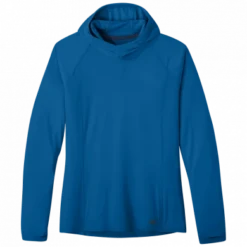 Outdoor Research Echo Womens Hooded Top -Mountaineering Equipment Store OutdoorResearch EchoHoodedTop ClassicBlue 01 561888