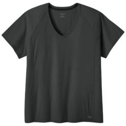 Outdoor Research Echo Womens Plus Size T-Shirt 13 Outdoor Research Echo Womens Plus Size T-Shirt -Mountaineering Equipment Store OutdoorResearch WomensEchoShortSleeveT shirtPlusSize Storm 01 846002 1