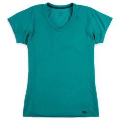 Outdoor Research Echo Womens Plus Size T-Shirt 12 Outdoor Research Echo Womens Plus Size T-Shirt -Mountaineering Equipment Store OutdoorResearch WomensEchoShortSleeveTop DeepLake 1