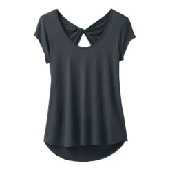 PrAna Willow Womens Short Sleeve Top 13 PrAna Willow Womens Short Sleeve Top -Mountaineering Equipment Store Prana Willow Top Coal Top 276432