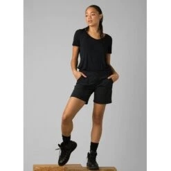 PrAna Olivia Womens Shorts 7 Inseam -Mountaineering Equipment Store PranaOliviaShort Black 903628