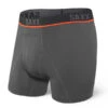 SAXX Kinetic HD Light-Compression Mesh Boxer Brief - Graphite -Mountaineering Equipment Store SAXX Kinetic HD Boxer Brief Graphite Front