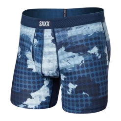 SAXX DropTemp Cooling Mesh Boxer Fly Brief -Mountaineering Equipment Store SAXX DropTemp Cooling Mesh Boxer Brief Cloud 01