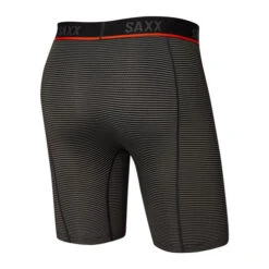 SAXX Kinetic HD Light-Compression Mesh Long Leg Brief 10 SAXX Kinetic HD Light-Compression Mesh Long Leg Brief -Mountaineering Equipment Store SAXX Kinetic HD Long Leg Grey Stripe 02