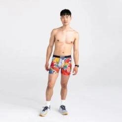 SAXX Volt Breathable Mesh Boxer Brief -Mountaineering Equipment Store SAXX VoltBreathableMeshBoxerBrief ParrotIsle 02