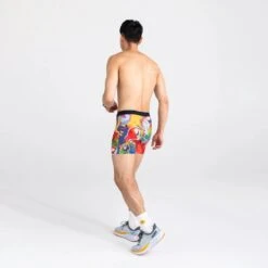SAXX Volt Breathable Mesh Boxer Brief -Mountaineering Equipment Store SAXX VoltBreathableMeshBoxerBrief ParrotIsle 03
