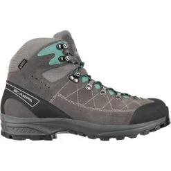 Scarpa Kailash Trek GTX Womens Hiking Boot - Titan/Smoke/Lagoon -Mountaineering Equipment Store SCA0009840