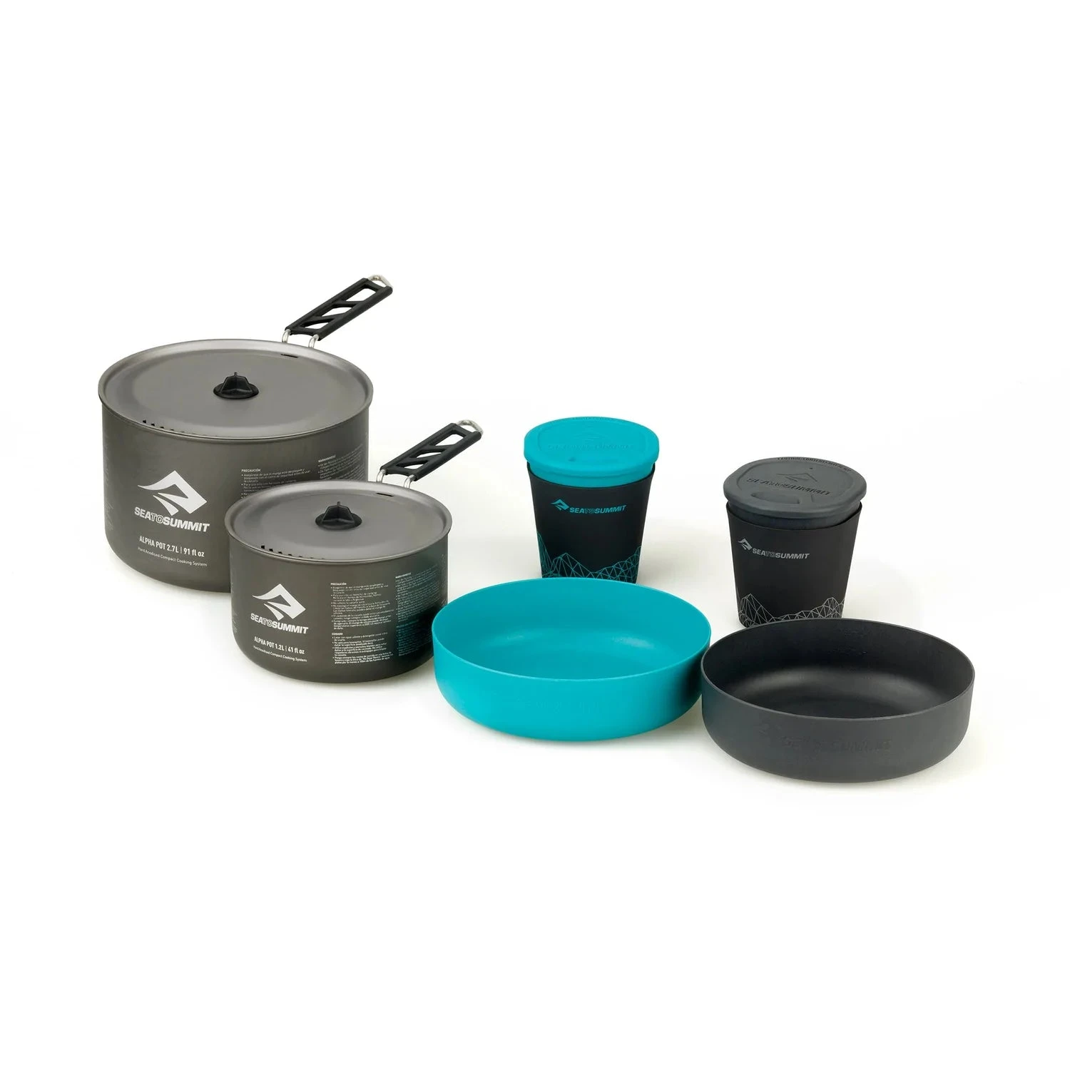 Sea To Summit Alpha 2 Pot Cookware Set 2.2 3 Sea To Summit Alpha 2 Pot Cookware Set 2.2