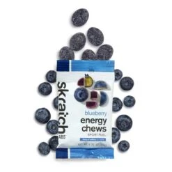 Skratch Labs Sport Energy Fruit Chews - Single -Mountaineering Equipment Store Skratch Labs Sport Energy Chews Blueberry w Caffeine 238045