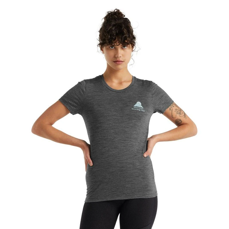 Icebreaker Tech Lite II Short Sleeve Womens T-Shirt - Mountain Touring Club 5 Icebreaker Tech Lite II Short Sleeve Womens T-Shirt - Mountain Touring Club - Image 3