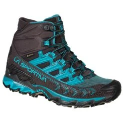 La Sportiva Ultra Raptor II Mid Wide GTX Womens Hiking Boot - Carbon/Topaz 10 La Sportiva Ultra Raptor II Mid Wide GTX Womens Hiking Boot - Carbon/Topaz -Mountaineering Equipment Store UltraRaptorIIMid 1 301401