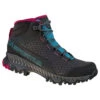 La Sportiva Stream GTX Womens Hiking Boot - Black/Topaz -Mountaineering Equipment Store blackshoe