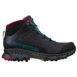 La Sportiva Stream GTX Womens Hiking Boot - Black/Topaz -Mountaineering Equipment Store blackshoe2