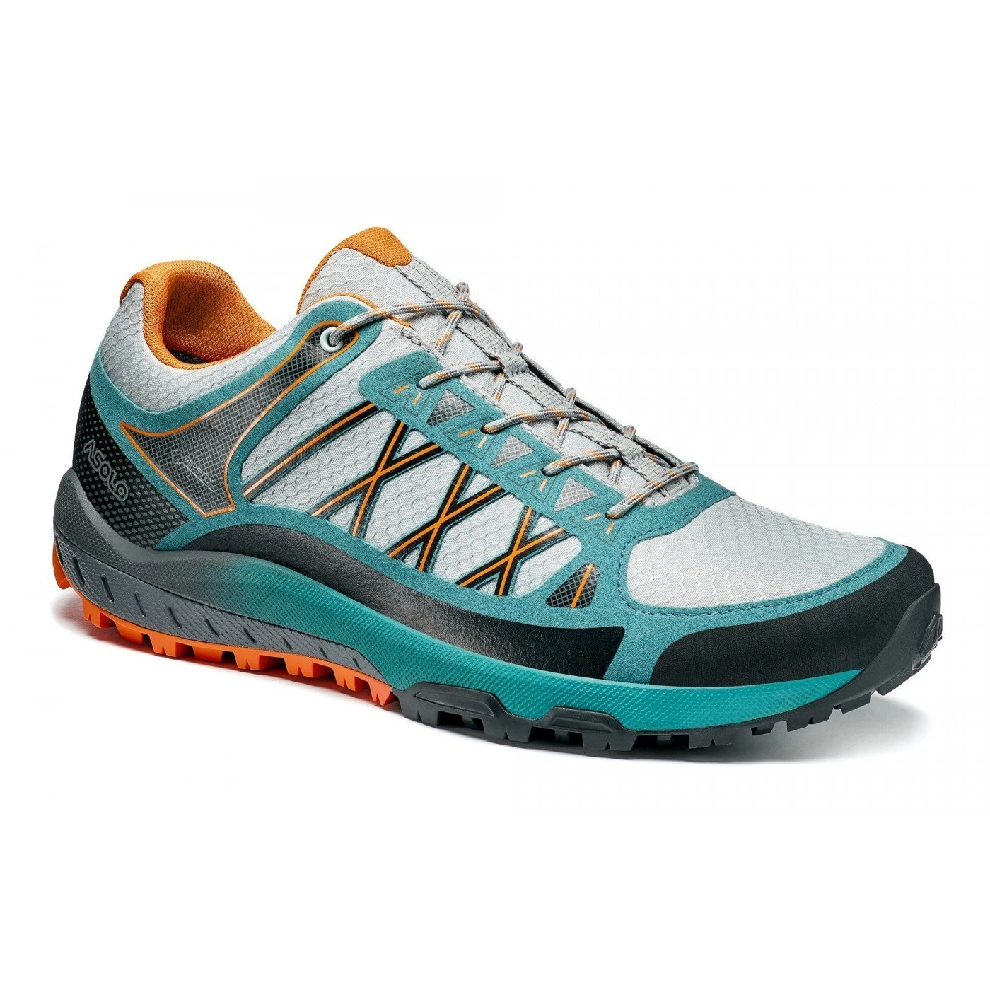 Asolo Grid GV Womens Hiking Shoe - Sky Grey/North Sea 3 Asolo Grid GV Womens Hiking Shoe - Sky Grey/North Sea