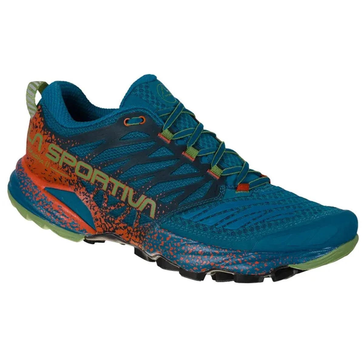 La Sportiva Akasha II Mens Trail Running Shoe - Space Blue/Kale 3 La Sportiva Akasha II Mens Trail Running Shoe - Space Blue/Kale